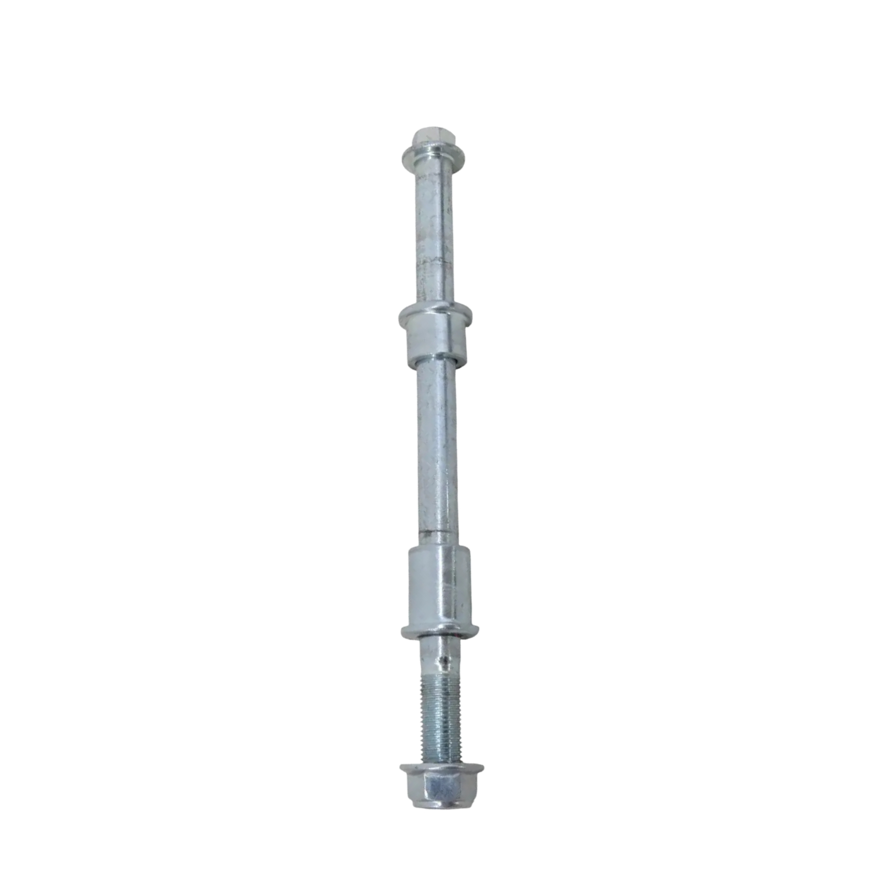 Eixo da roda dianteira 185x12mm c/ casquilhos (12x18x15 / 12x18x28) - Neovolt (Runner/Go-x/Go-X2/Go-X2 PRO)