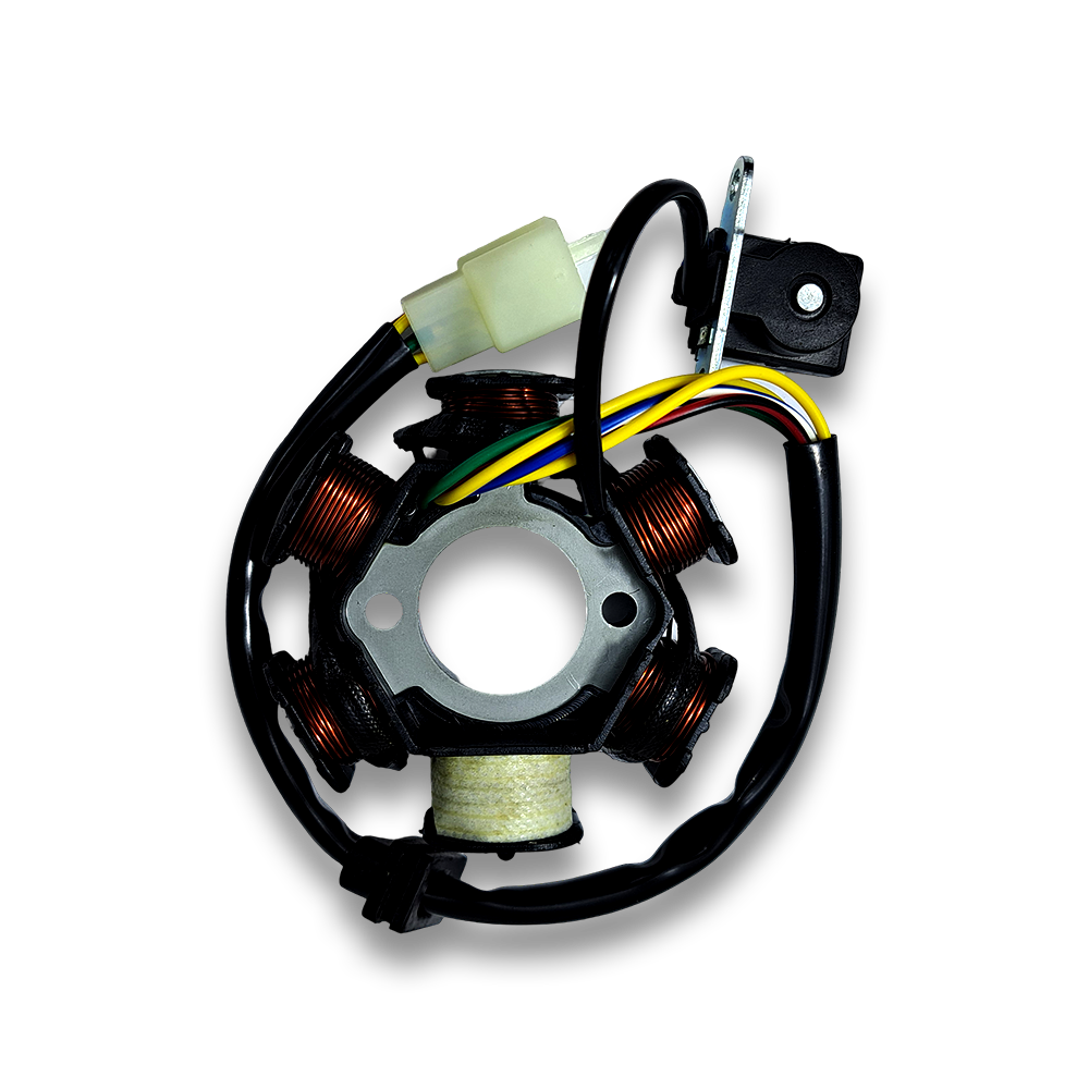 Magnetico (6 Bobines, 2 FIOS amarelos) Motor de Arranque p/ Cima, ATV 90/110/125 // Tox (Razer / Speedbird / RACE 140)