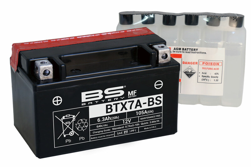 Bateria BTX7A-BS 12V/6.3AH - BS ®
