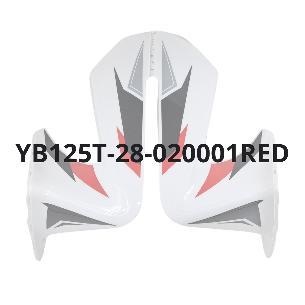Carenagem Frontal do Farol C/ RISCO (Painel) Vermelho (YB125T-28-020001RED) - Mytos (ZOOM 125) C/ RISCO