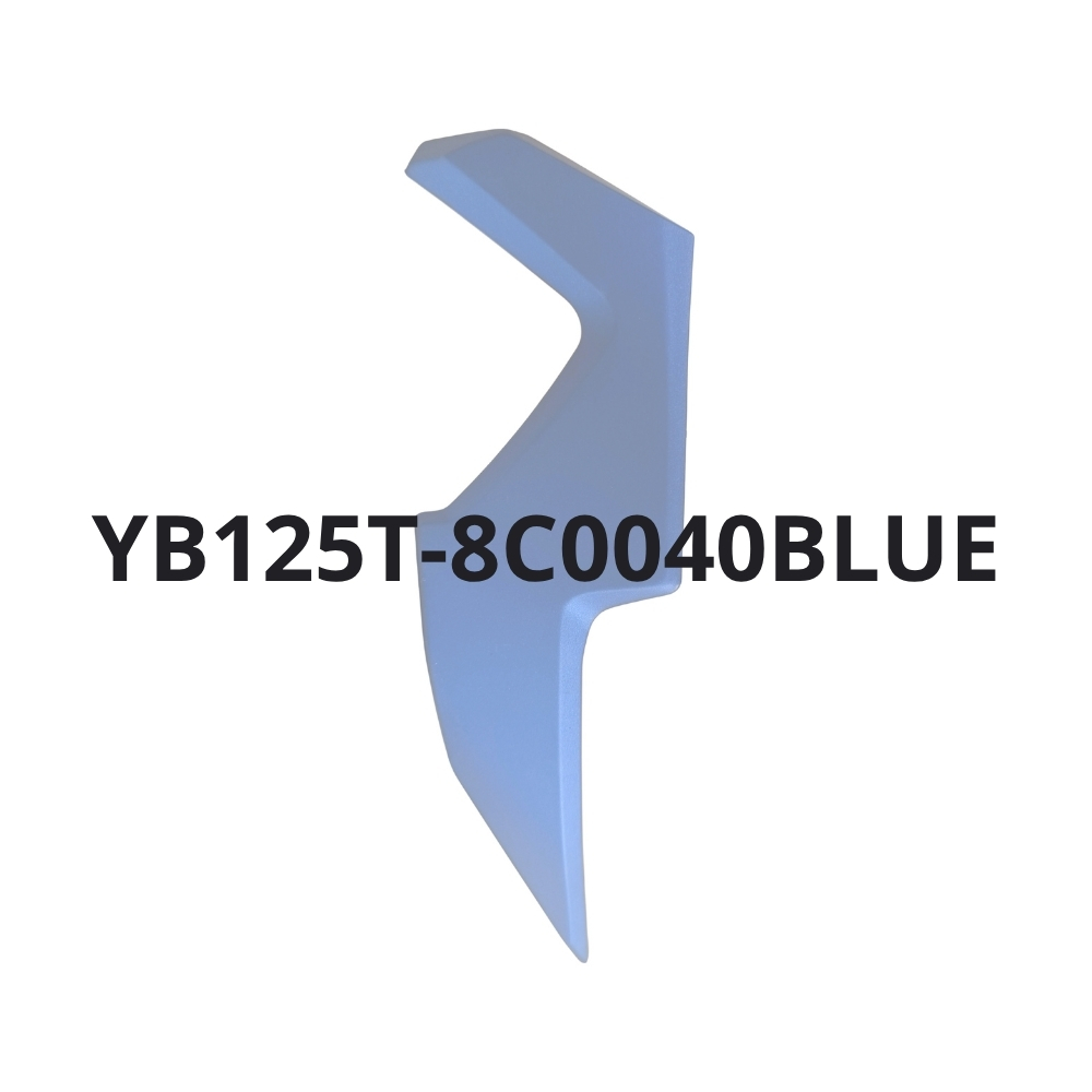 Carenagem decorativa do guiador Direita C/ RISCO (YB125T-8C0040BLUE) - Mytos (MOTION 125) C/RISCO